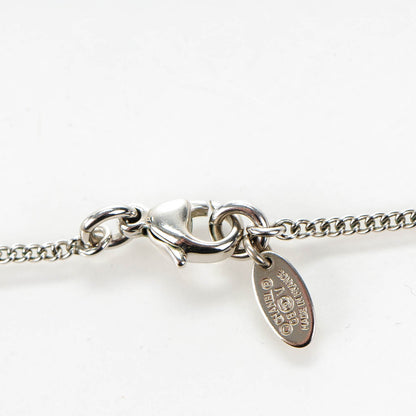 Chanel Crystal Timeless CC Necklace Silver 3 of 4