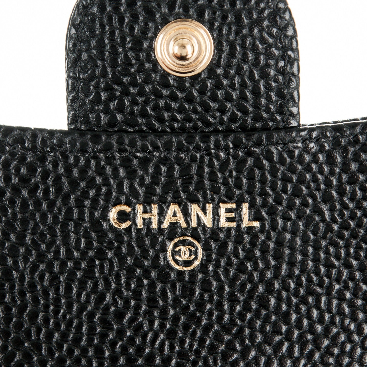Chanel Caviar Quilted Compact Flap Wallet Black 6 of 7