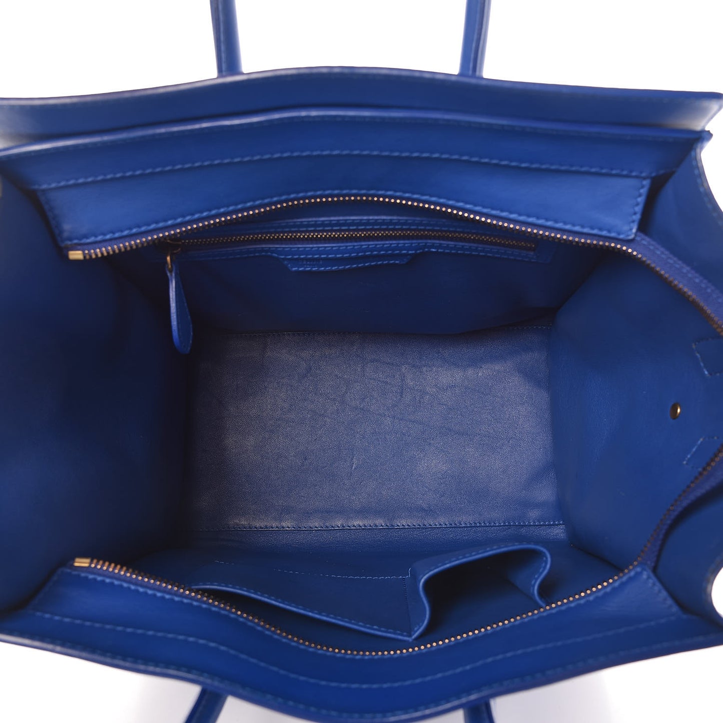 Smooth Calfskin Mini Luggage Royal Blue