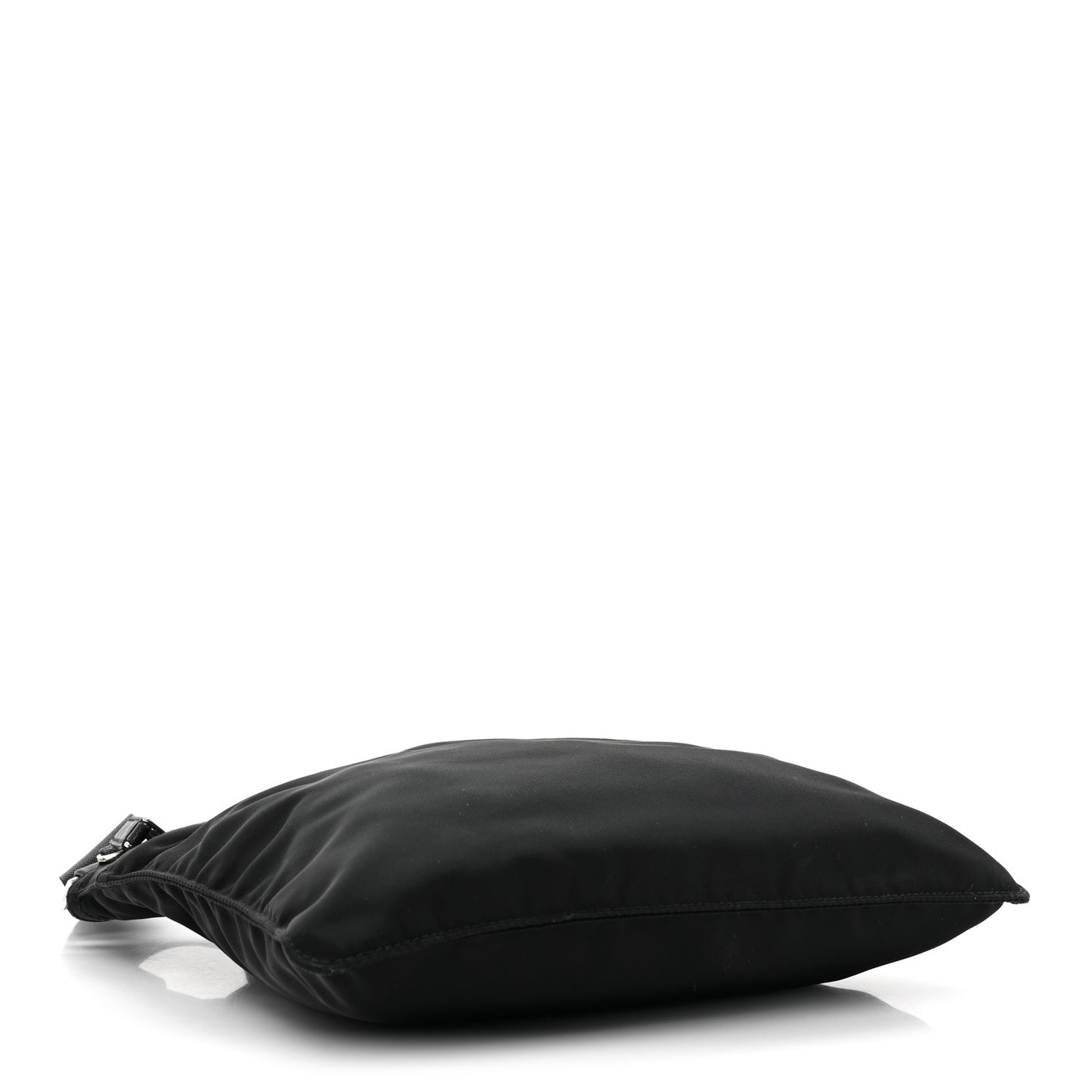 Nylon Vela Flat Messenger Bag Black