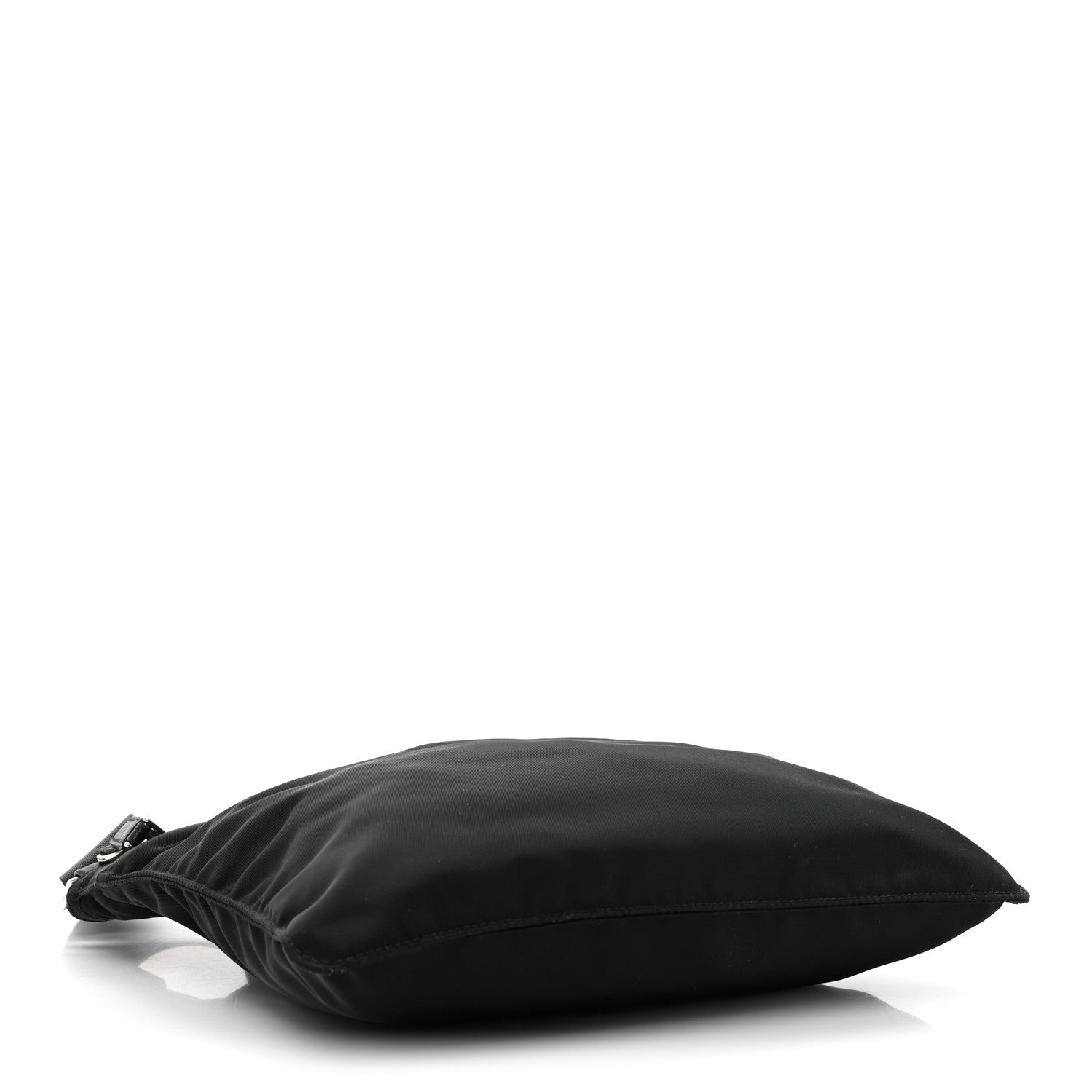 Prada Nylon Vela Flat Messenger Bag Black 4 of 10