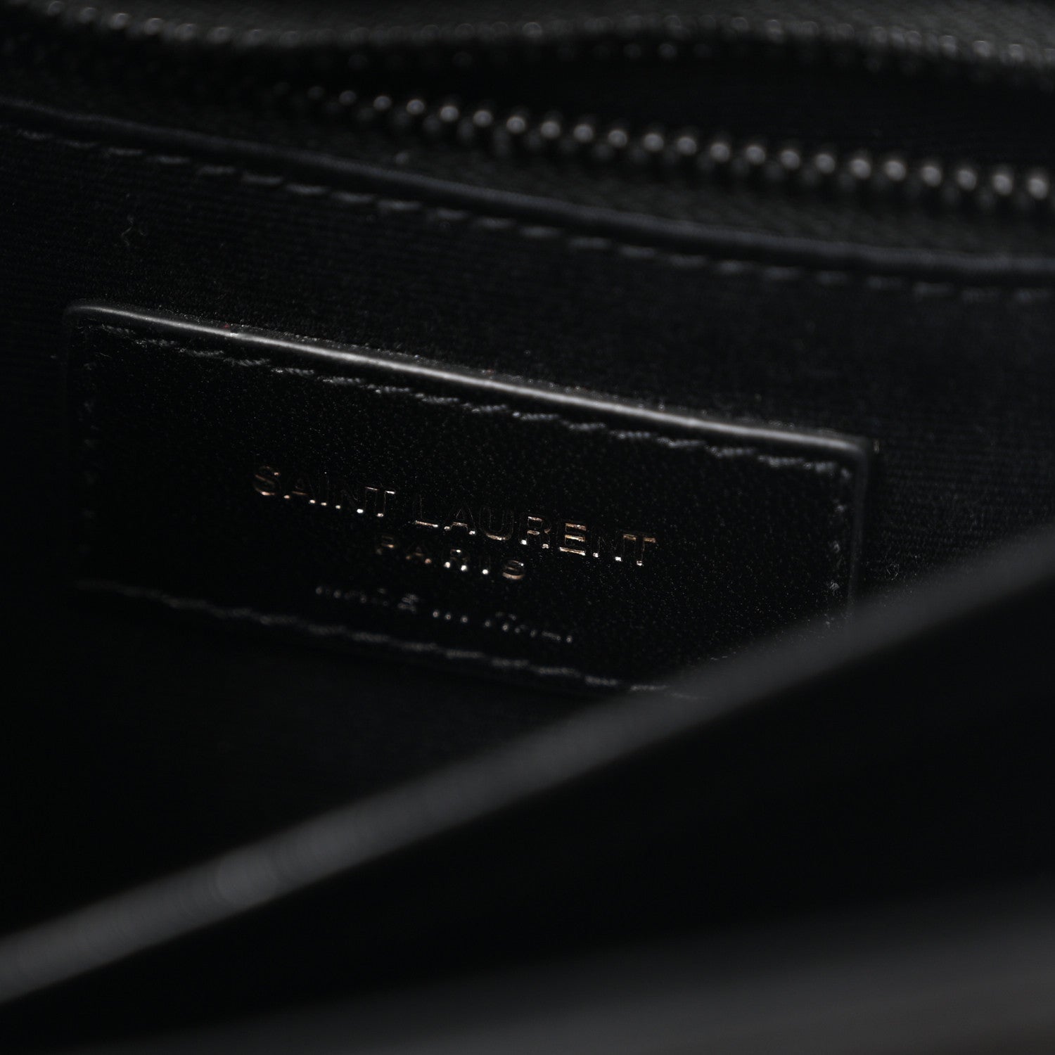 Saint Laurent Calfskin Y Quilted Monogram Monochrome Toy Loulou Crossbody Bag Black 5 of 9