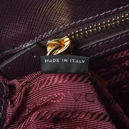 Prada Saffiano Lux Large Tote Granato 7 of 7