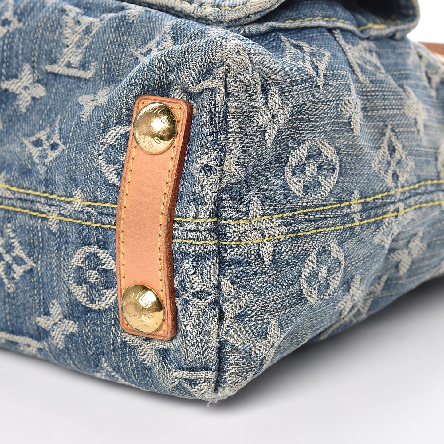 Monogram Denim Baggy PM Blue