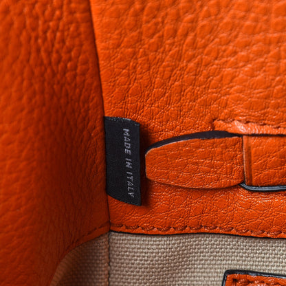 Prada Vitello Daino Tote Papaya 9 of 11