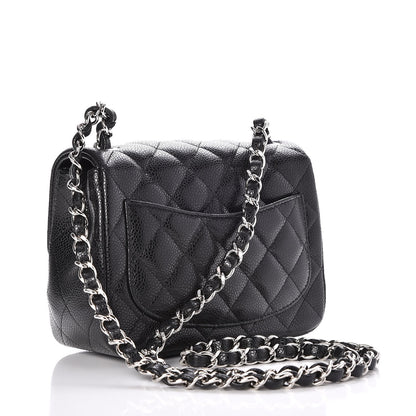 Chanel Caviar Quilted Mini Square Flap Black 3 of 8