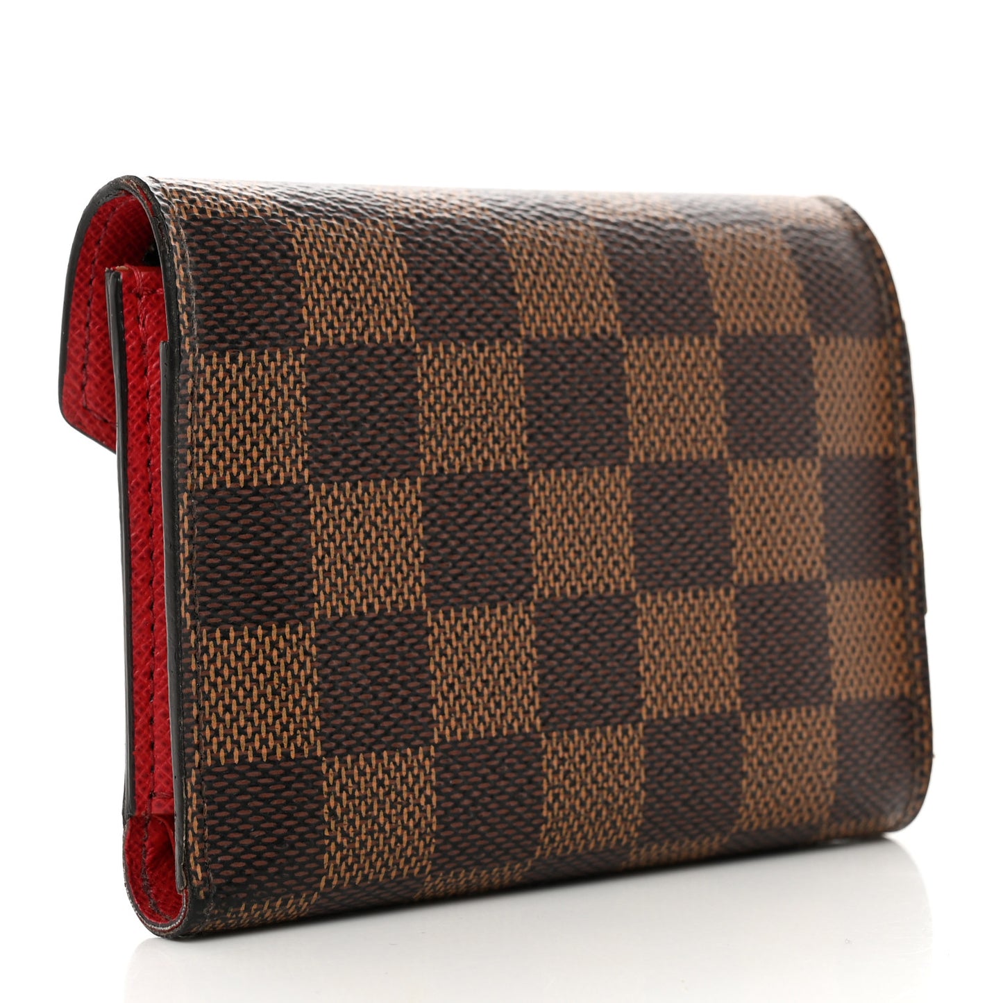 Damier Ebene Victorine Wallet Red