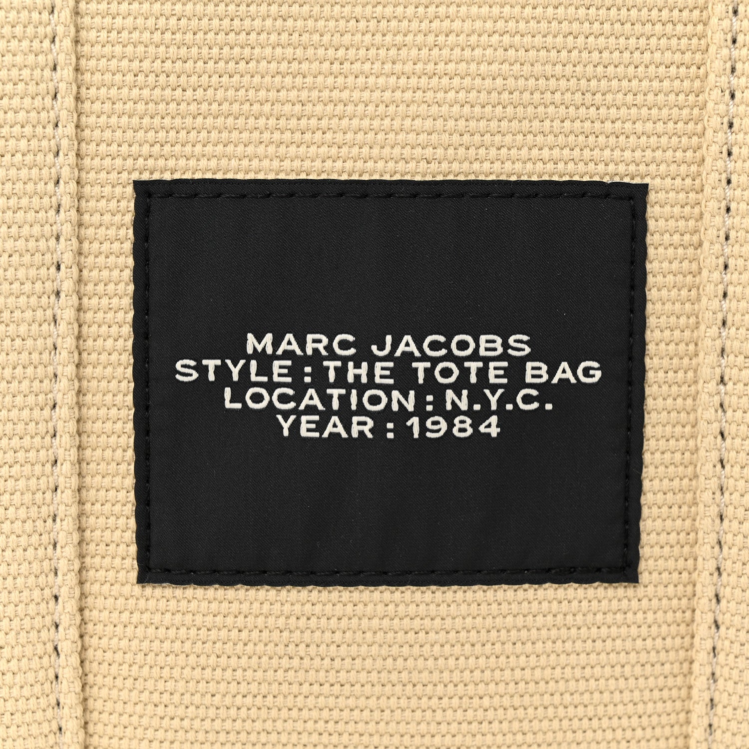 Marc Jacobs Jacquard Small The Traveler Tote Bag Warm Sand 6 of 10