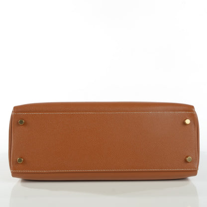 Hermes Courchevel Kelly Retourne 32 Gold 13 of 16