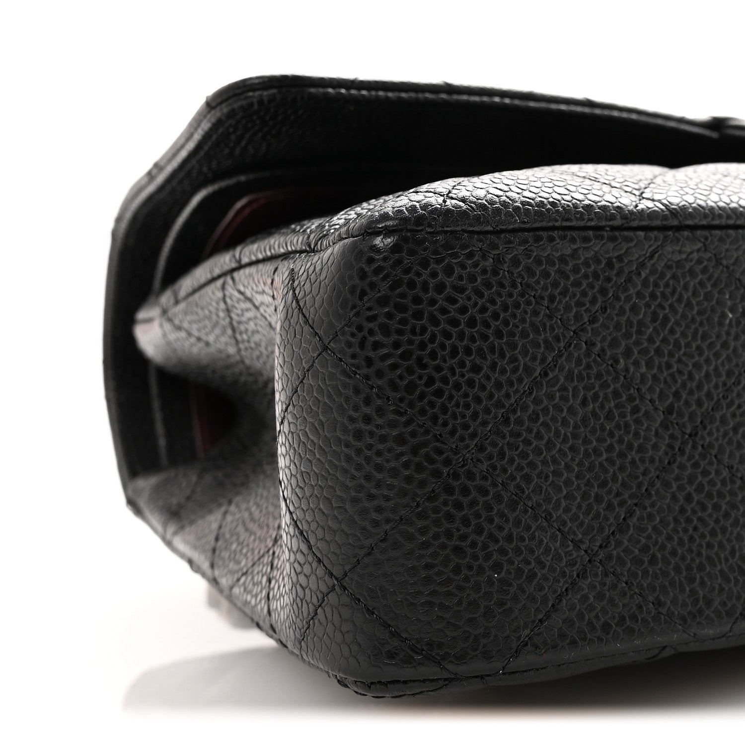 Chanel Caviar Quilted Medium Double Flap Black 9 of 10