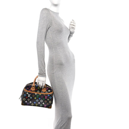 Louis Vuitton Monogram Multicolor Trouville Black 2 of 9