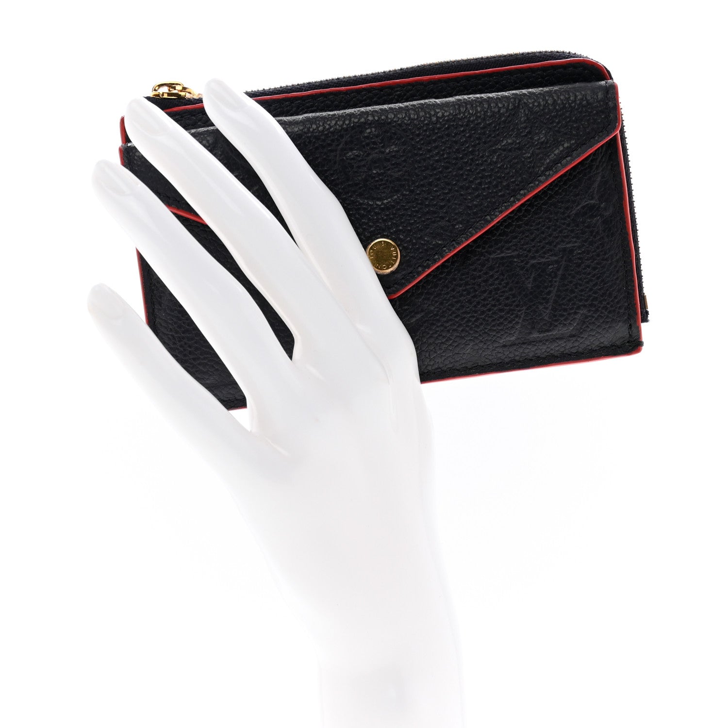 Louis Vuitton Empreinte Recto Verso Card Holder Marine Rouge 2 of 8