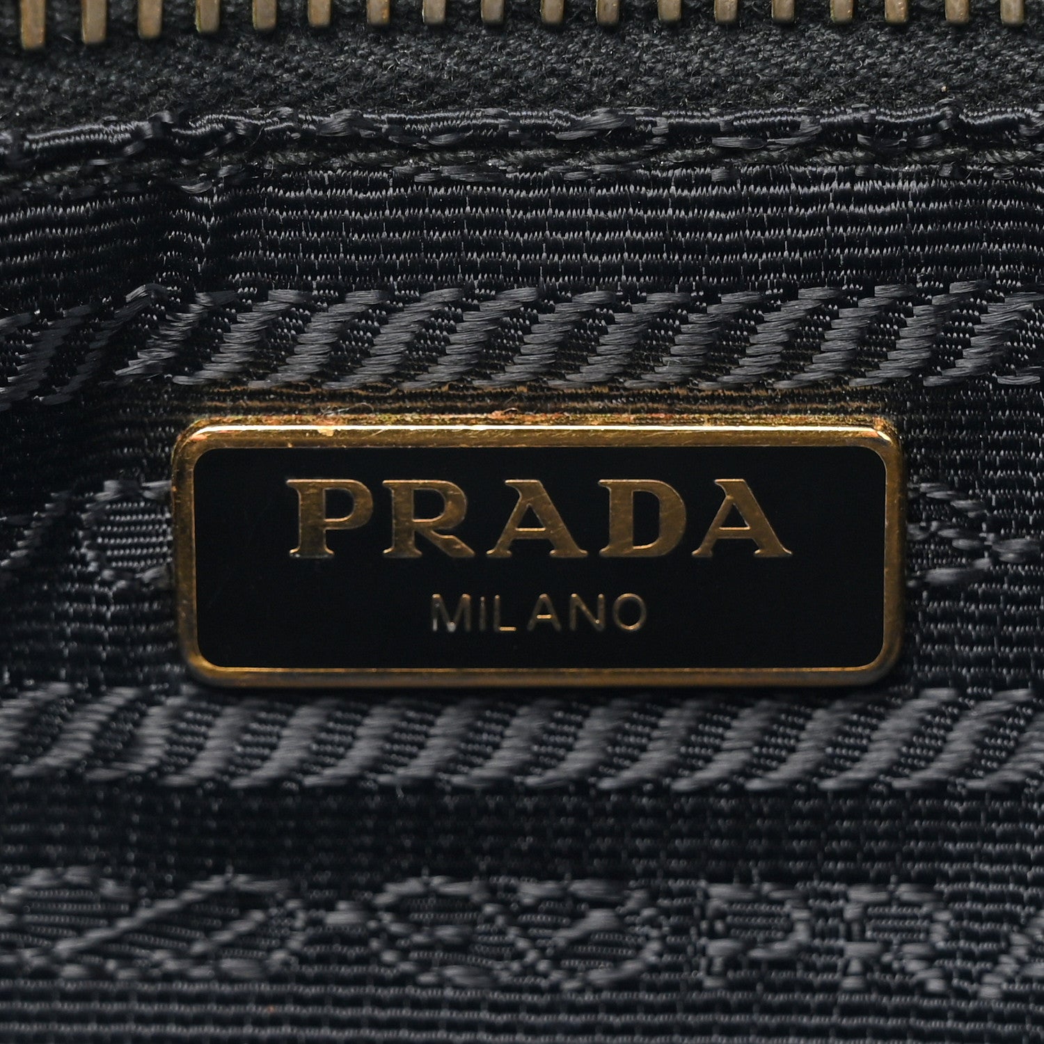 Prada Tessuto Nylon Saffiano Small Messenger Bag Black 6 of 15