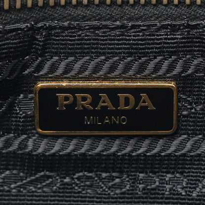 Prada Tessuto Nylon Saffiano Small Messenger Bag Black 6 of 15