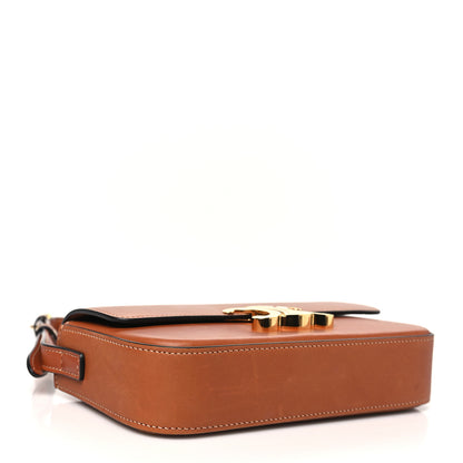 Celine Natural Calfskin Triomphe Shoulder Bag Tan 4 of 10
