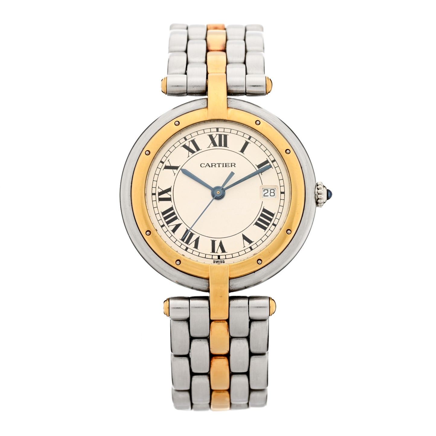 Stainless Steel 18K Yellow Gold 29mm Panthere Vendome Quartz Watch