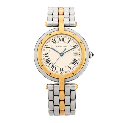 Cartier Stainless Steel 18K Yellow Gold 29mm Panthere Vendome Quartz Watch 1 of 4