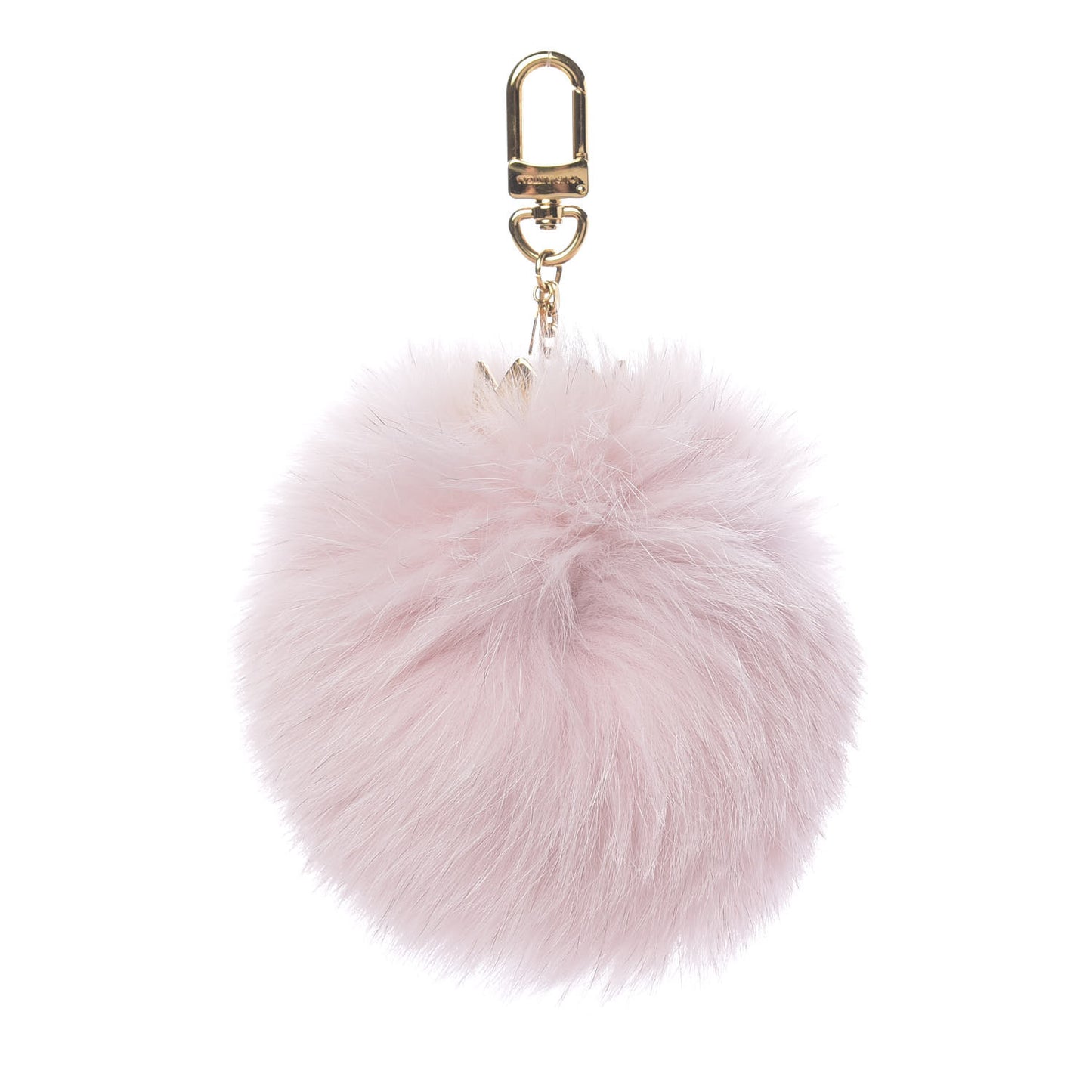 Fuzzy Bubble Bag Charm Light Pink