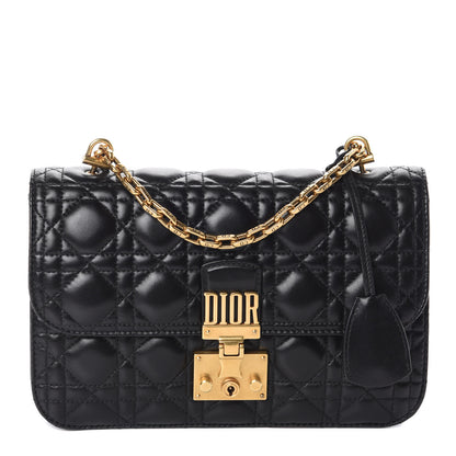 Christian Dior Lambskin Cannage Large Dioraddict Flap Bag Black 1 of 9