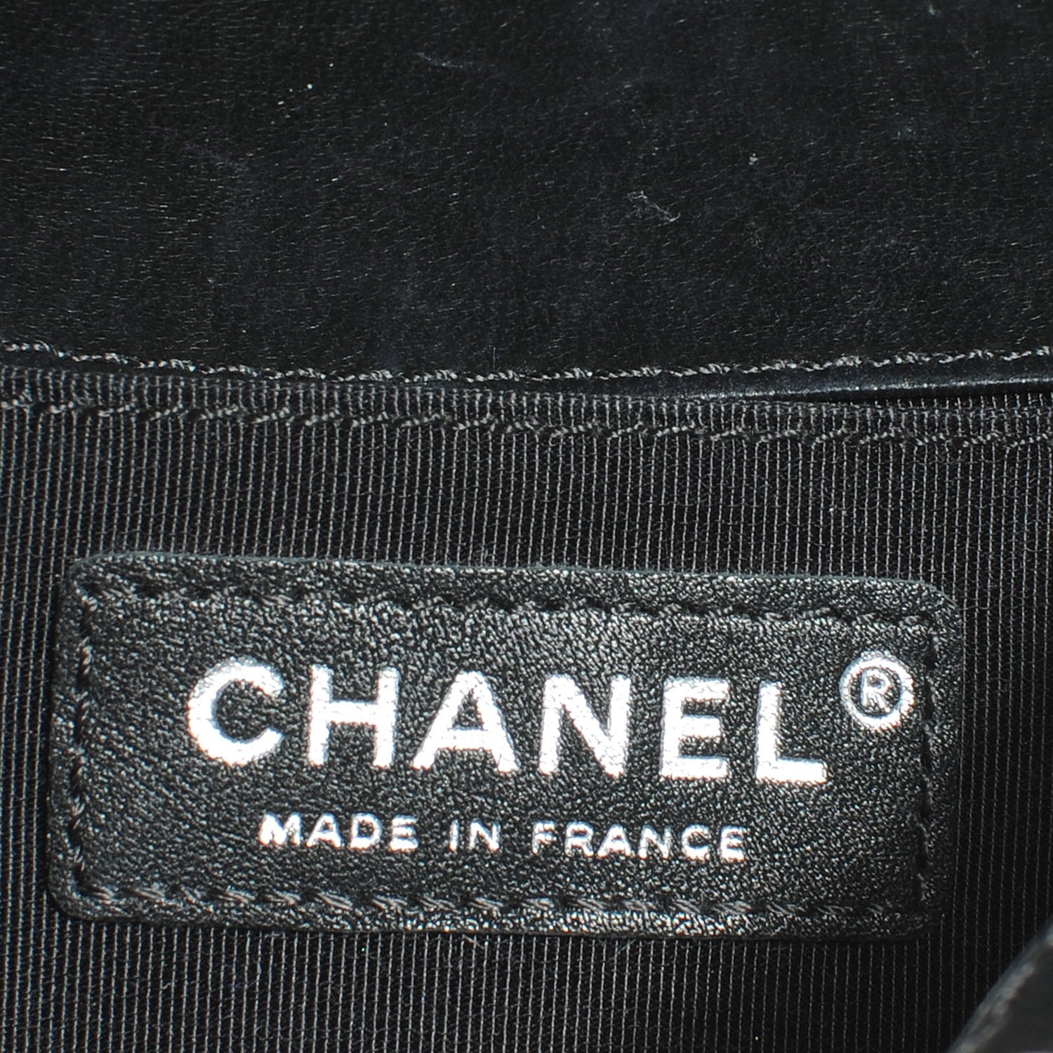 Chanel Lambskin Quilted Medium Boy Flap Beige Black 8 of 9