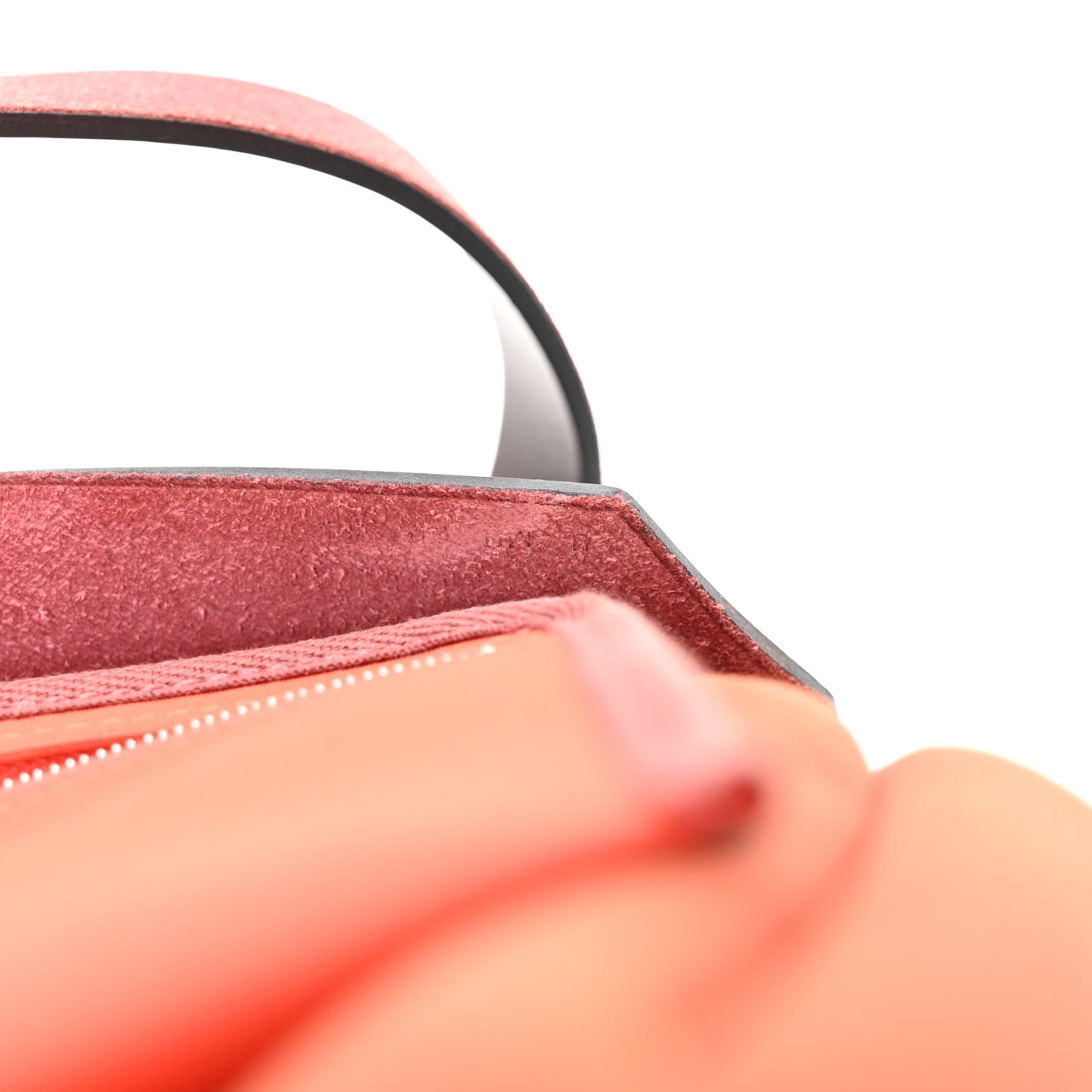 Military Toile Vache Hunter Tri-Color Herbag Zip Retourne 31 PM Rouge H Cuirve Orange Mecano