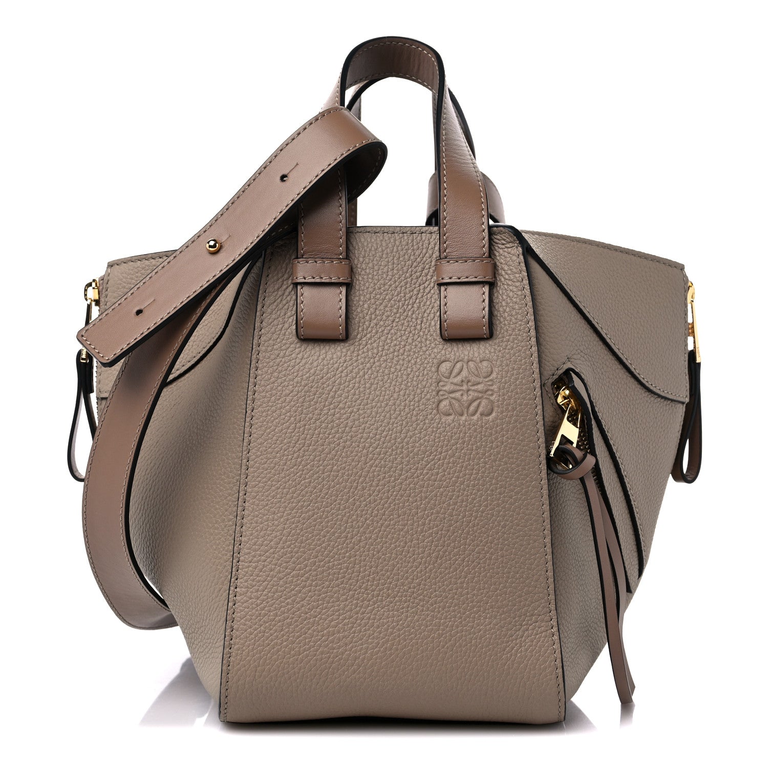 Loewe Soft Grained Calfskin Compact Hammock Shoulder Bag Sand 1 of 9