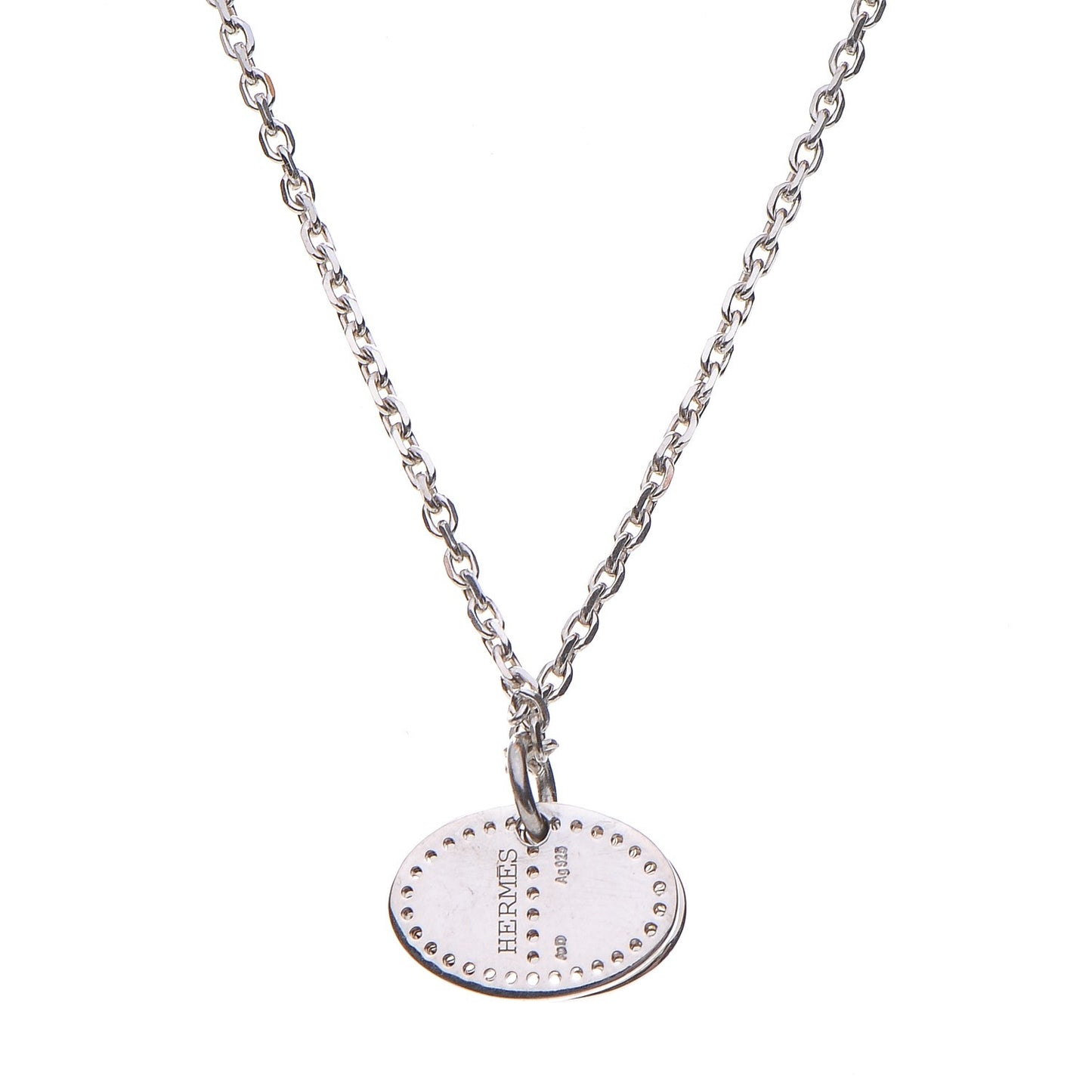 Sterling Silver Eclipse Pendant Necklace