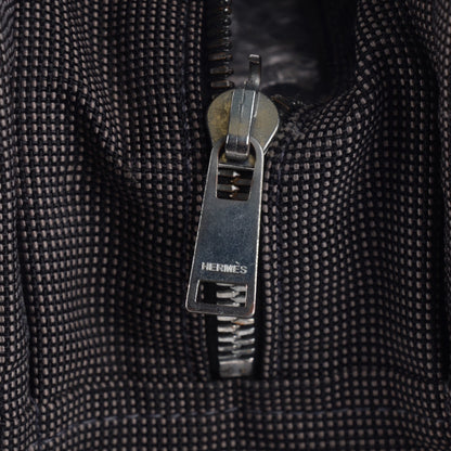 Hermes Canvas Herline MM Tote Grey 5 of 13