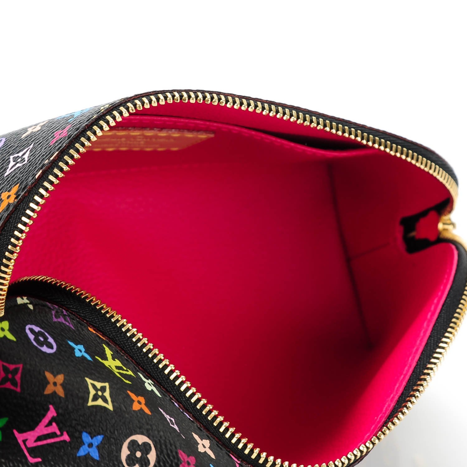Louis Vuitton Monogram Multicolor Cosmetic Pouch Black Grenade 5 of 7