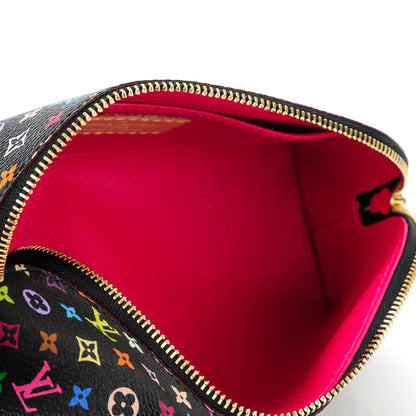 Louis Vuitton Monogram Multicolor Cosmetic Pouch Black Grenade 5 of 7