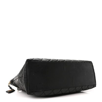 Chanel Vinyl Quilted Shoulder Bag Black 4 of 10