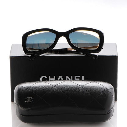 Chanel CC Butterfly Spring Sunglasses 5370 Black Pink Gold 9 of 9