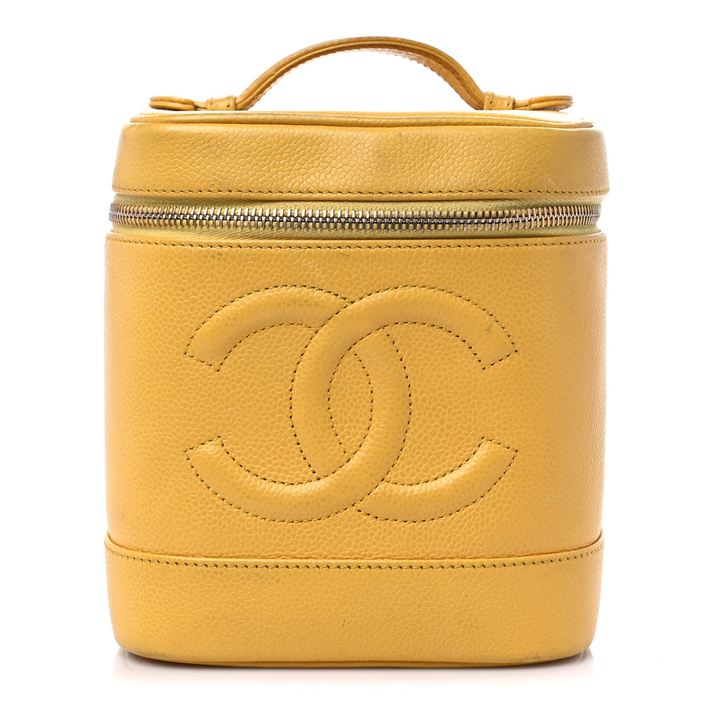 Caviar Vanity Cosmetic Case Yellow