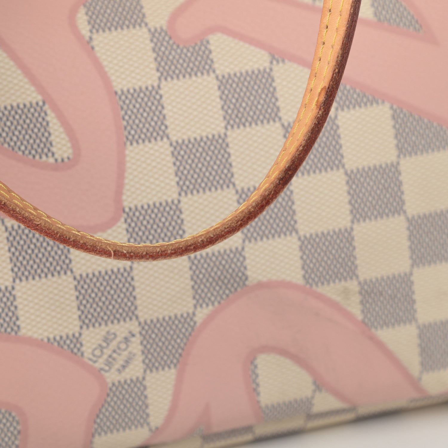Louis Vuitton Damier Azur Tahitienne Neverfull MM 18 of 18