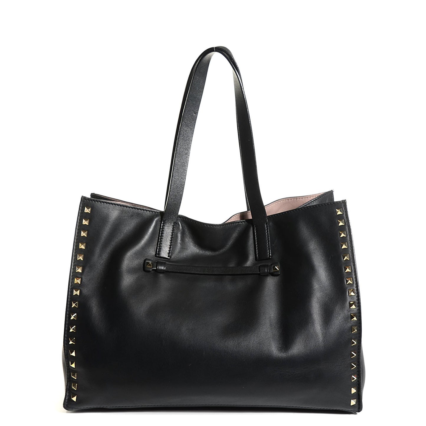 Nappa Large Rockstud Soft Tote Black