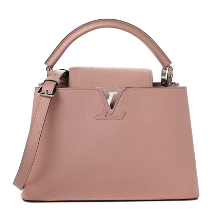 Louis Vuitton Taurillon Capucines PM Magnolia 1 of 12