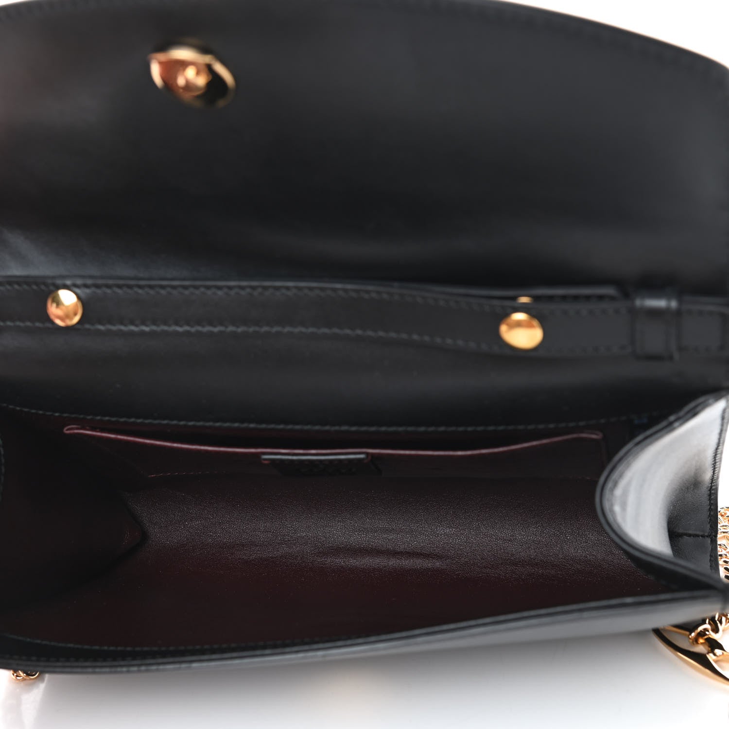 Gucci Smooth Calfskin Small Zumi Top Handle Shoulder Bag Black 5 of 11