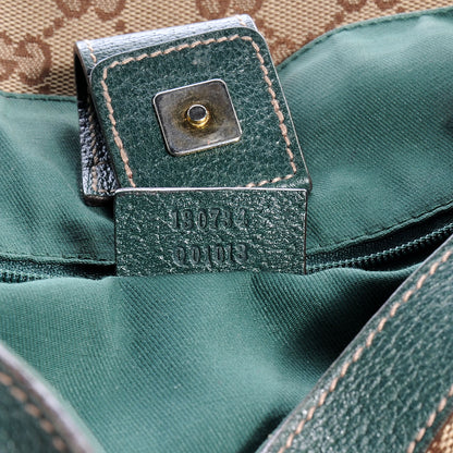 Gucci Monogram GG ABBEY Medium Tote Green 7 of 7