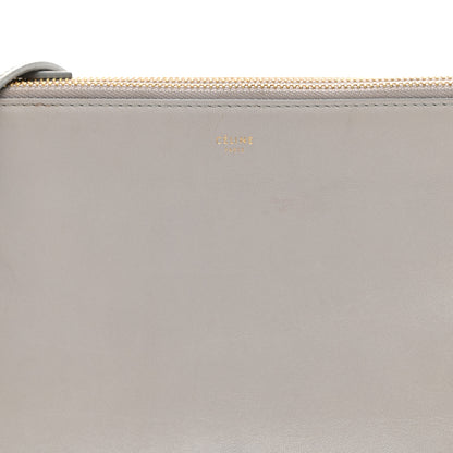 Celine Lambskin Large Trio Crossbody Bag Smoke 9 of 21