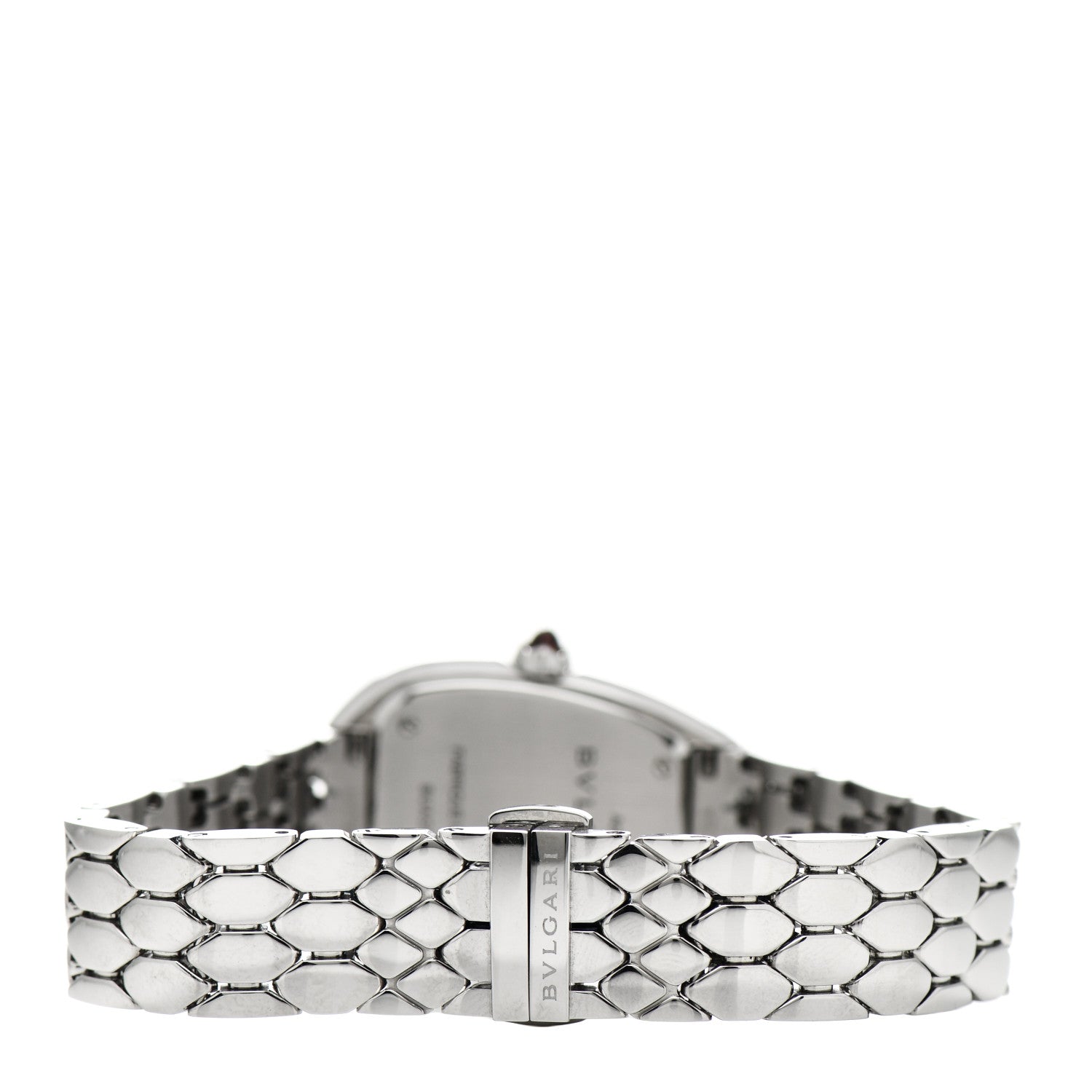 Bulgari Stainless Steel Diamond Bezel 25mm Serpenti Seduttori Quartz Watch 3 of 5