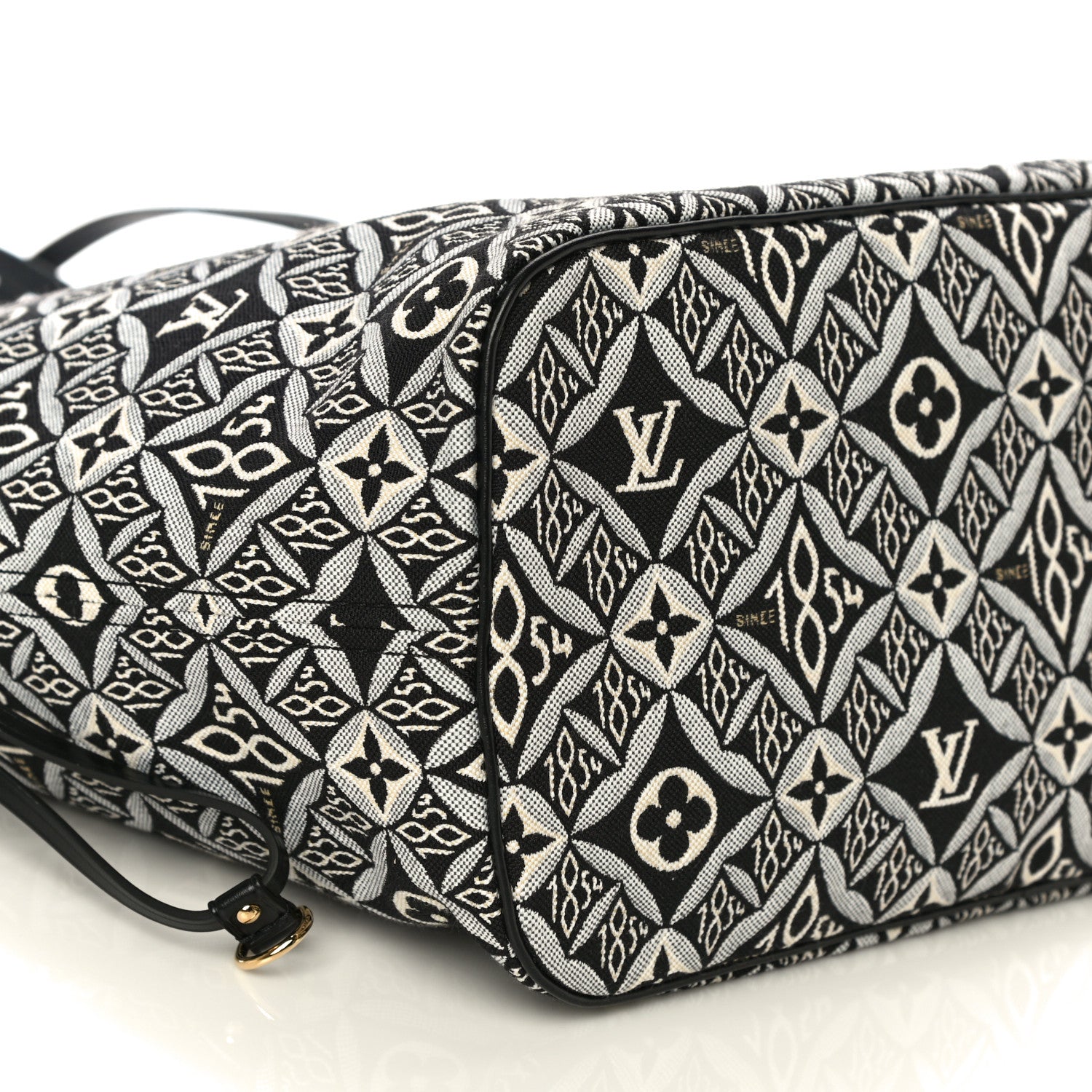 Louis Vuitton Jacquard Since 1854 Neverfull MM Grey 9 of 10