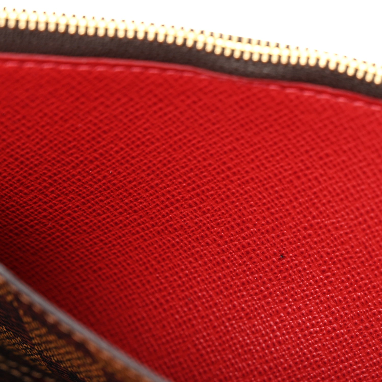 Louis Vuitton Damier Ebene Emilie Wallet Red 8 of 8