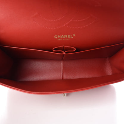 Chanel Caviar Quilted Jumbo Double Flap Red 7 of 11