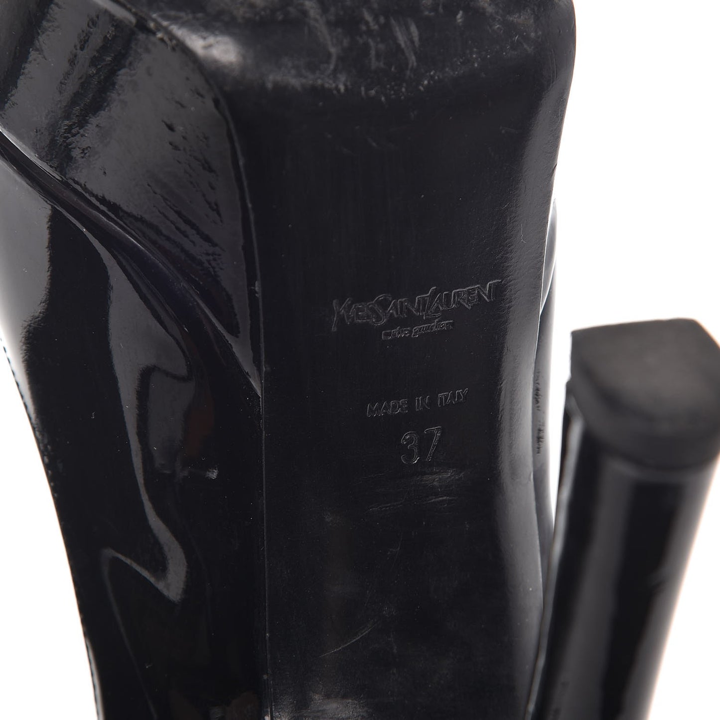 Patent Gisele 80 Platform Pumps 37 Black