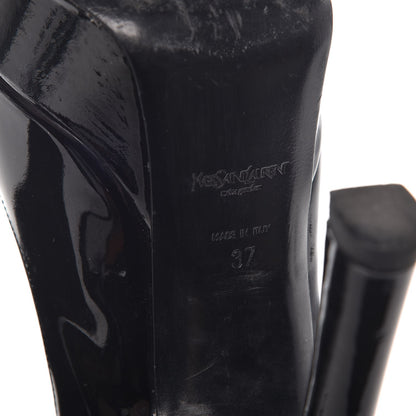 Saint Laurent Patent Gisele 80 Platform Pumps 37 Black 11 of 20