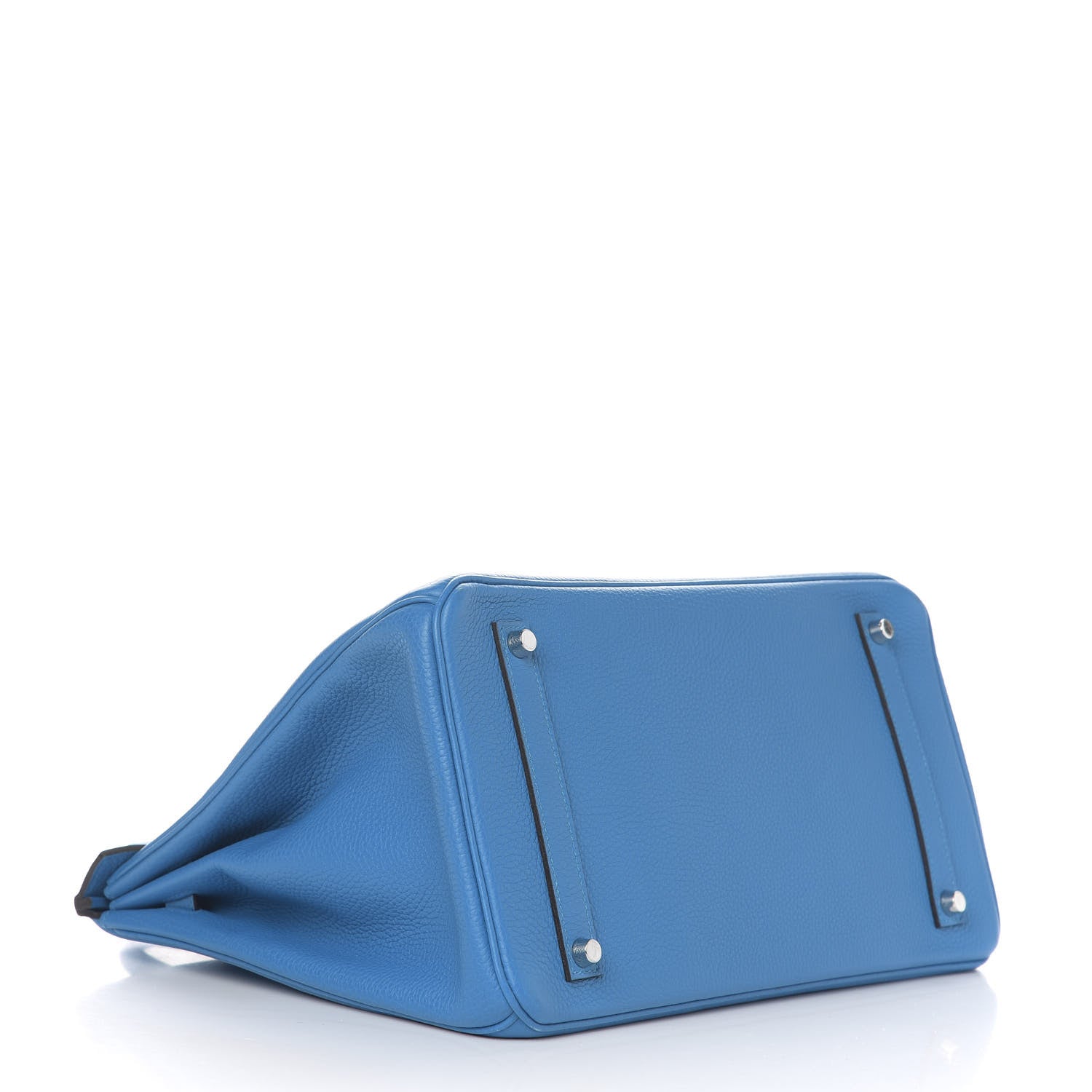 Hermes Taurillon Clemence Birkin 35 Bleu Zanzibar 3 of 10