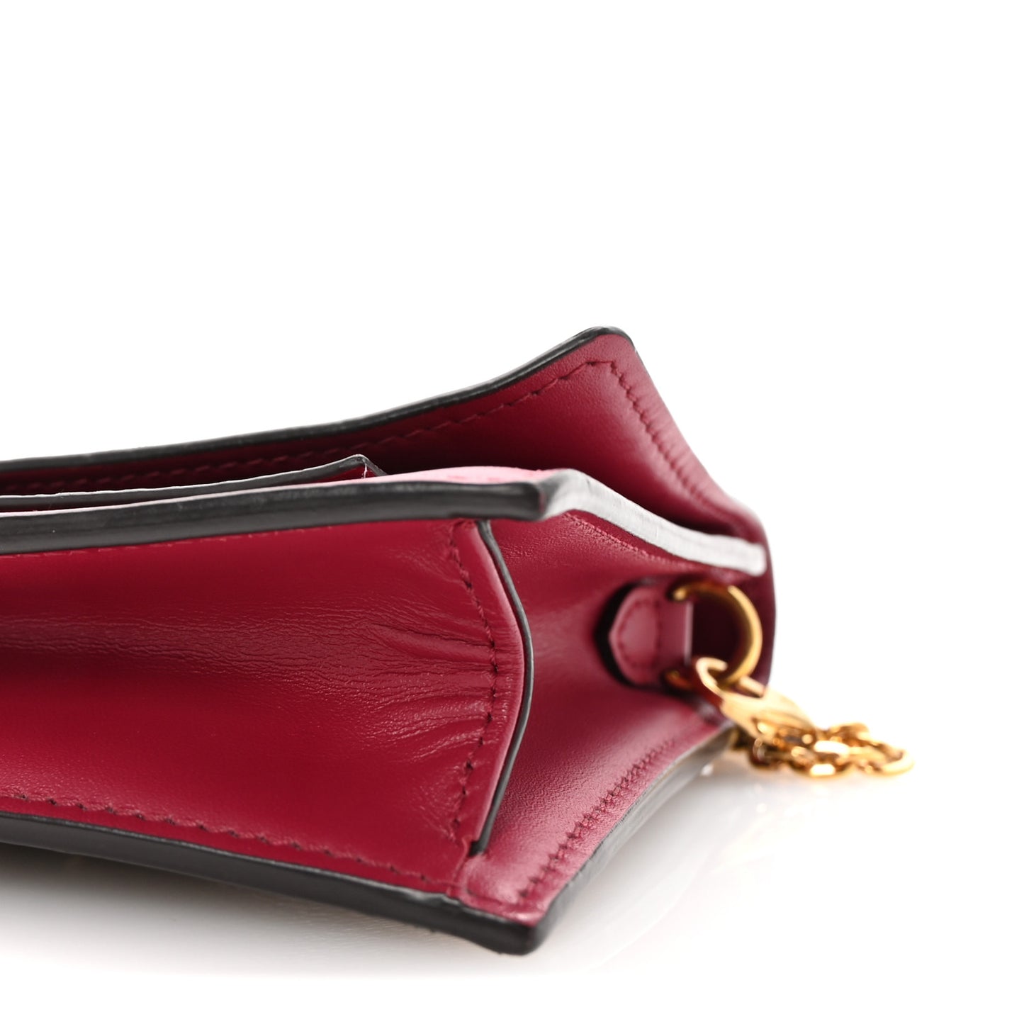 Monogram Flore Chain Wallet Fuchsia