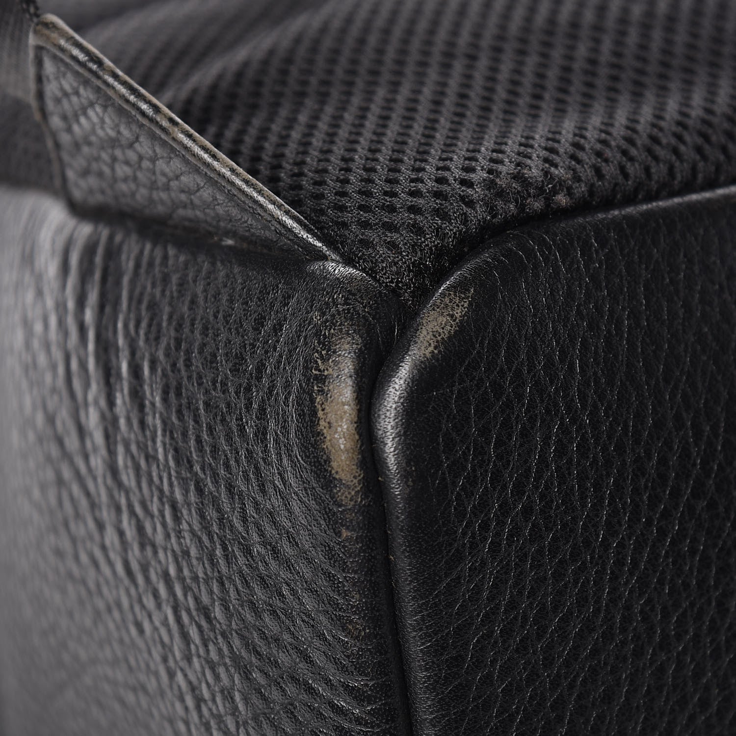 Fendi Calfskin Crocodile Fox Fur Monster Backpack Black 11 of 18