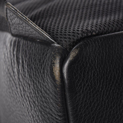 Fendi Calfskin Crocodile Fox Fur Monster Backpack Black 11 of 18