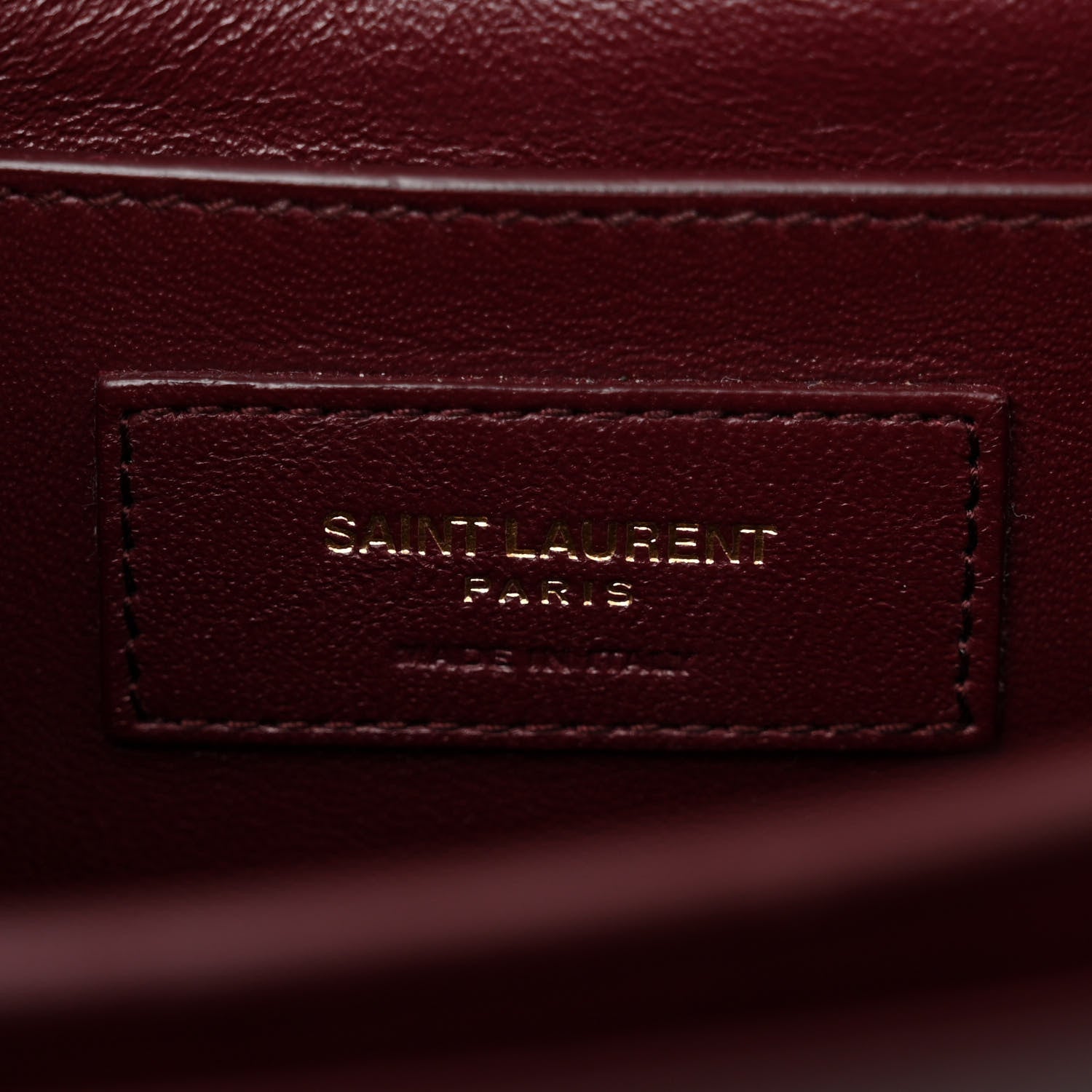 Saint Laurent Grain de Poudre Medium Classic Monogram Cassandra Top Handle Black Rouge Legion 6 of 11